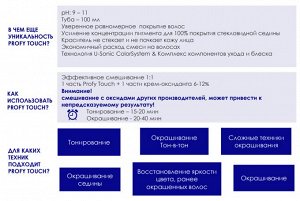 Концепт Краска для волос тон 7.4 с комплексом U SONIC COLOR SYSTEM Медный светло русый Concept PROFY TOUCH 100 мл Концепт