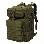 Тактический рюкзак на 45 литров, цвет зеленый