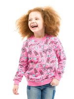 Футболка для девочек Baby Style МД 123 Длинный рукав. 100&quot;%Хлопок(футер двунитка). пр. Узбекистан.