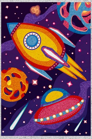 Набор для творчества. Песочная фреска "Космос" (рамка, 8 цветов, 205х290 мм)