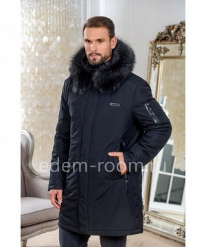 Удлинённая мужская куртка для зимы