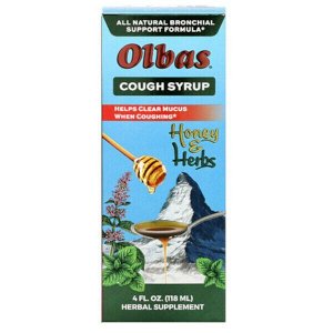 Olbas Therapeutic Сироп от кашля, мед и травы, (118 мл)