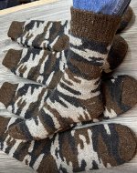 Мужские термо носки Вязаные овечья шерсть 41-46