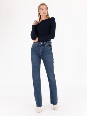 Женские джинсы широкого кроя