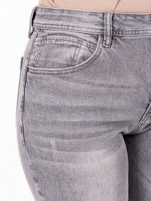 Женские джинсы бойфренды MT029C Серый