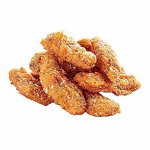 Стрипсы из мяса ЦБ панир.‚ Новосибирская ПФ, вал 1/3кг