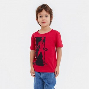 Футболка MARVEL Spider man, рост 122-128 (34), красная