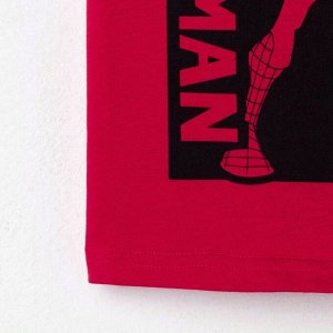 Футболка MARVEL Spider man, рост 122-128 (34), красная