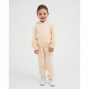 Костюм детский (толстовка, брюки) KAFTAN "Basic line" 36 (134-140), молочный
