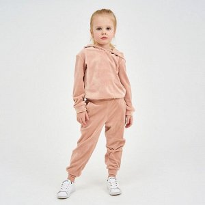 Костюм детский (толстовка, брюки) KAFTAN "Basic line" 36 (134-140), пудра