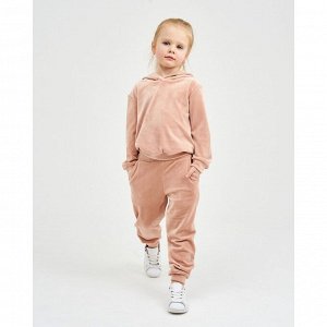 Костюм детский (толстовка, брюки) KAFTAN "Basic line" 36 (134-140), пудра