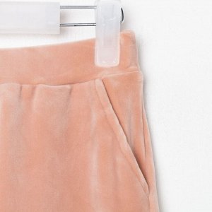 Костюм детский (толстовка, брюки) KAFTAN "Basic line" 36 (134-140), пудра
