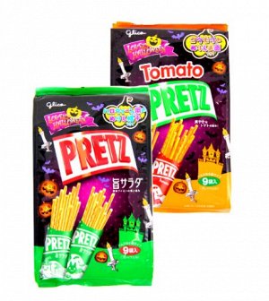 Glico Pretz - хрустящие соленые палочки с разными вкусами