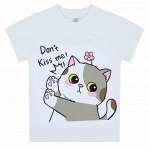 BK0001D Футболка для девочки белый