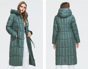 Женский зимний пуховик-пальто с капюшоном ХИТ ПРОДАЖ, цвет черный
