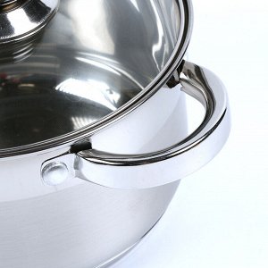 Baizheng Посуда для приготовления, Кастрюля из нержавеющей стали 2л
