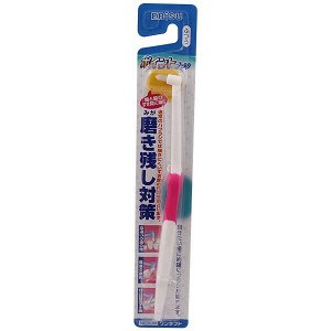 EBISU Дополнительная зубная щётка для чистки зубно-десневого пространства и при ношении брекет-систем (средней жёсткости) / 120