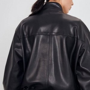 Куртка черная экокожа