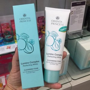 Тайская очищающая пенка для лица Oriental Princess Lumino Complex perfecting white cleansing foam