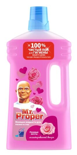 Моющая жидкость Mr. Proper для полов и стен «Розовые мечты», 1 л