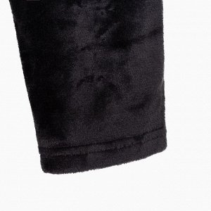 Халат LoveLife Hygge цвет чёрный,one size, микрофибра, 100% п/э, 250 г/м2