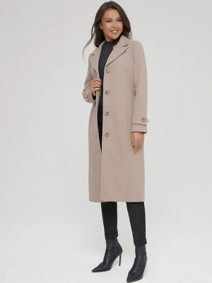 Пальто женское демисезонное на пуговицах цвет Бежевый COAT2