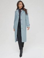 Пальто женское демисезонное на пуговицах цвет Оливковый COAT2