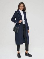 COAT2 Пальто демисезонное женское/цвет темно-синий
