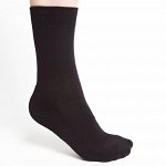 Nature Socks 144 Носки мужские зимние хлопковые черного цвета с надписью Nature