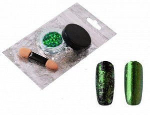 Nail Art Втирка Хлопья Юки, №810