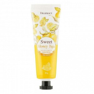 Deoproce Крем для рук парфюмированный с цитроном / Sweet Honey Yuja Perfumed Hand Cream, 50 мл