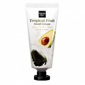 Farm Stay Крем для рук с авокадо и маслом ши / Tropical Fruit Hand Cream Avocado &amp; Shea Butter, 50 мл