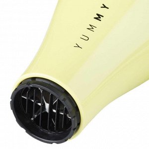 Dewal Beauty Фен для волос / Yummy Aqua HD1000-Yellow, 2000 Вт