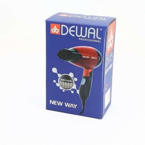 Dewal Профессиональный фен для волос / New Way 03-5512 Red, красный, 1000 Вт