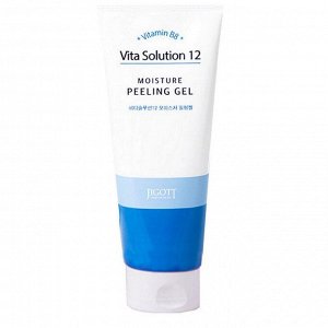 Jigott Увлажняющий пилинг-гель для лица / Vita Solution 12 Moisture Peeling Gel, 180 мл