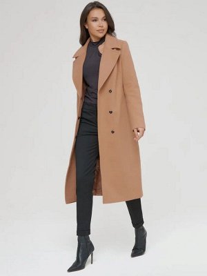 A.Karina Пальто женское демисезонное на кнопках цвет Темно-бежевый COAT1