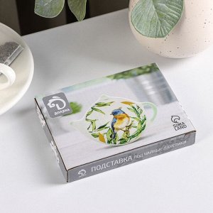 Подставка под чайный пакетик Доляна «Флора и Фауна», 12?9?1,3 см