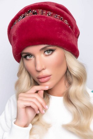Шапка из экомеха