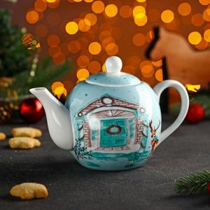 Чайник заварочный Доляна «Новый Год. Зимняя сказка», 800 мл
