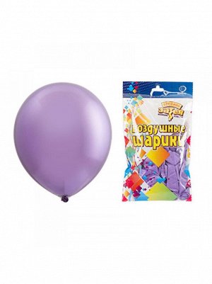 Е 12" хром Purple шар воздушный