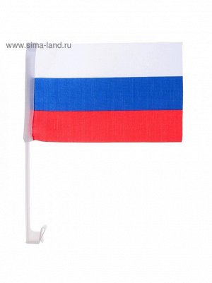 Флаг Россия 30 х 20 см со штоком набор 2 шт