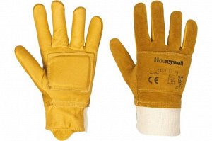 Перчатки кожаные с виброзащитной прокладкой Велвет Шок (Velvet Shock) Honeywell