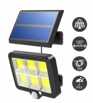 Светильник на солнечной батарее Separate Solar Wall Lamp 120 COB