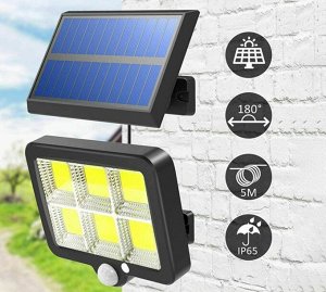 Светильник на солнечной батарее Separate Solar Wall Lamp 120 COB