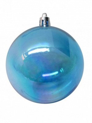 Шар 8 х 8 х 8 см полистирол цвет голубой перламутр и арт. 86918