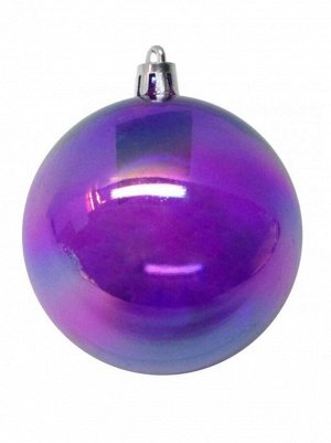 Шар 8 х 8 х 8 см полистирол цвет фиолетовый перламутр арт. 86917