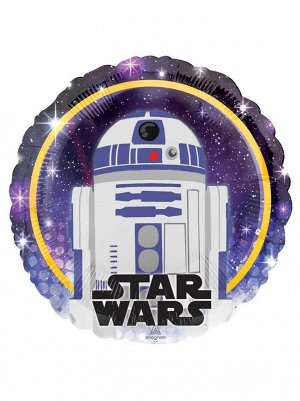 Фольга шар Дроид R2-D2 Звездные войны S60 18"/45 см Anagram