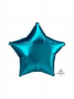 Фольга шар Звезда 19&quot;/48 см сатин Aqua