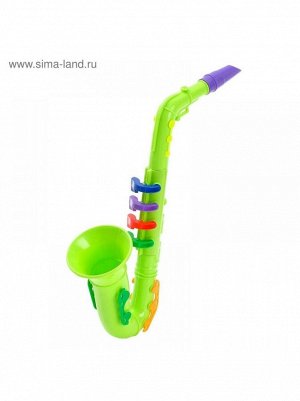 Игрушка музыкальная Саксофон цвета микс