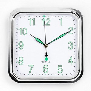 Часы настенные, серия: Классика, дискретный ход, d-25 см, АА, флуоресцентные